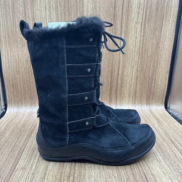 THE NORTH FACE Abby Women's Snow Boots Size 9 Sherpa Lined Prima Loft 200 Gram - Picture 1 of 8